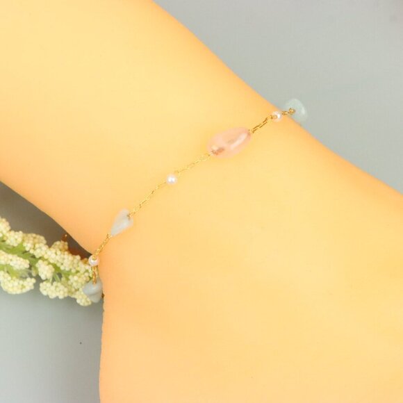 "Handmade Anklet – A Stylish Choice for Women, Thoughtful Gift Idea, EVCH1247 - Picture 1 of 9